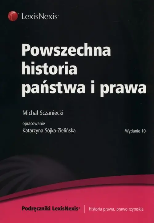 Książka - Powszechna historia państwa i prawa
