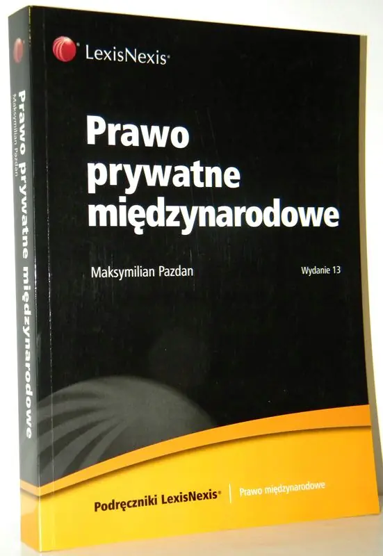 Książka - Prawo prywatne międzynarodowe. Outlet