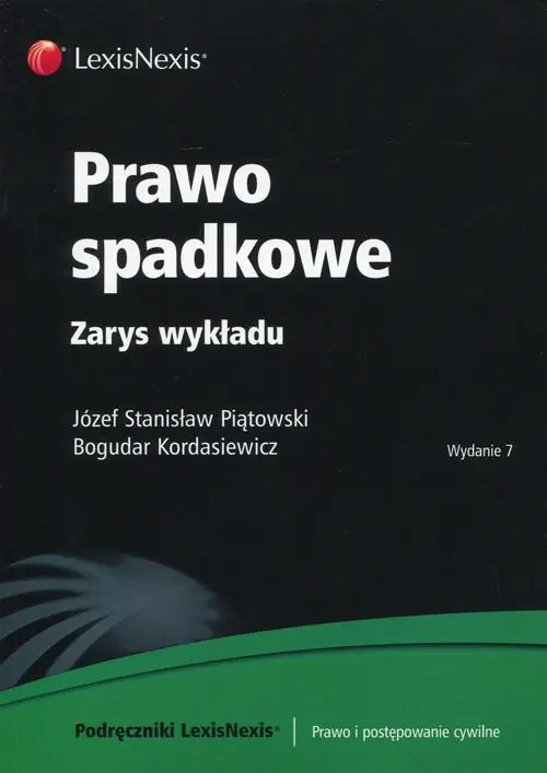 Książka - Prawo spadkowe. Zarys wykładu