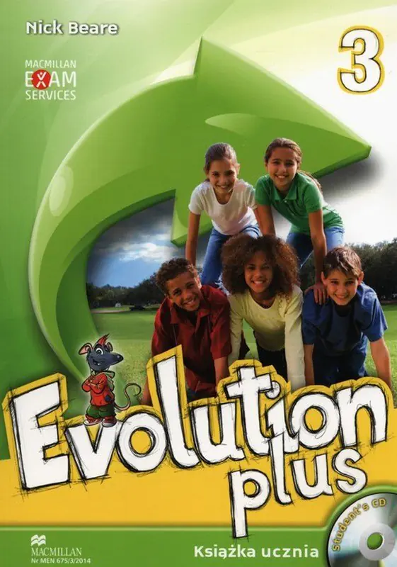 Książka - Evolution Plus 3. Książka ucznia. Szkoła podstawowa + CD