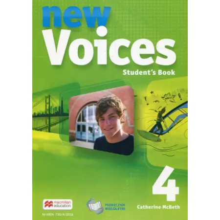 New Voices 4. Język angielski. Podręcznik wieloletni. Szkoła podstawowa