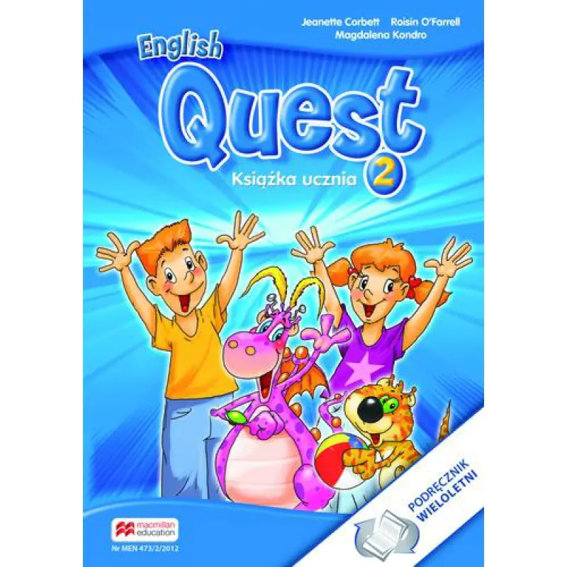 Książka - English Quest 2. Książka ucznia. Język angielski. Podręcznik wieloletni