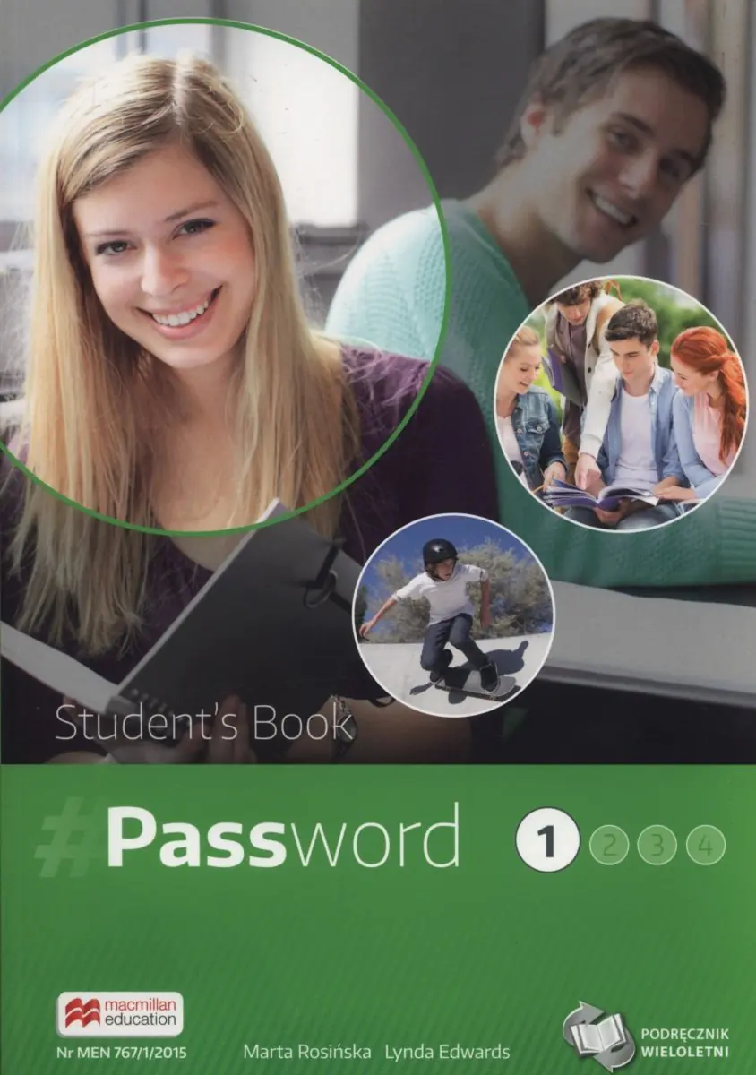 Książka - Password 1. Podręcznik wieloletni. Szkoły ponadgimnazjalne + CD