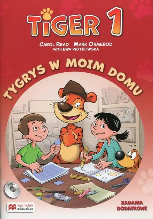 Książka - Tiger 1. Tygrys w moim domu. Język angielski. Zadania dodatkowe. Szkoła podstawowa + CD