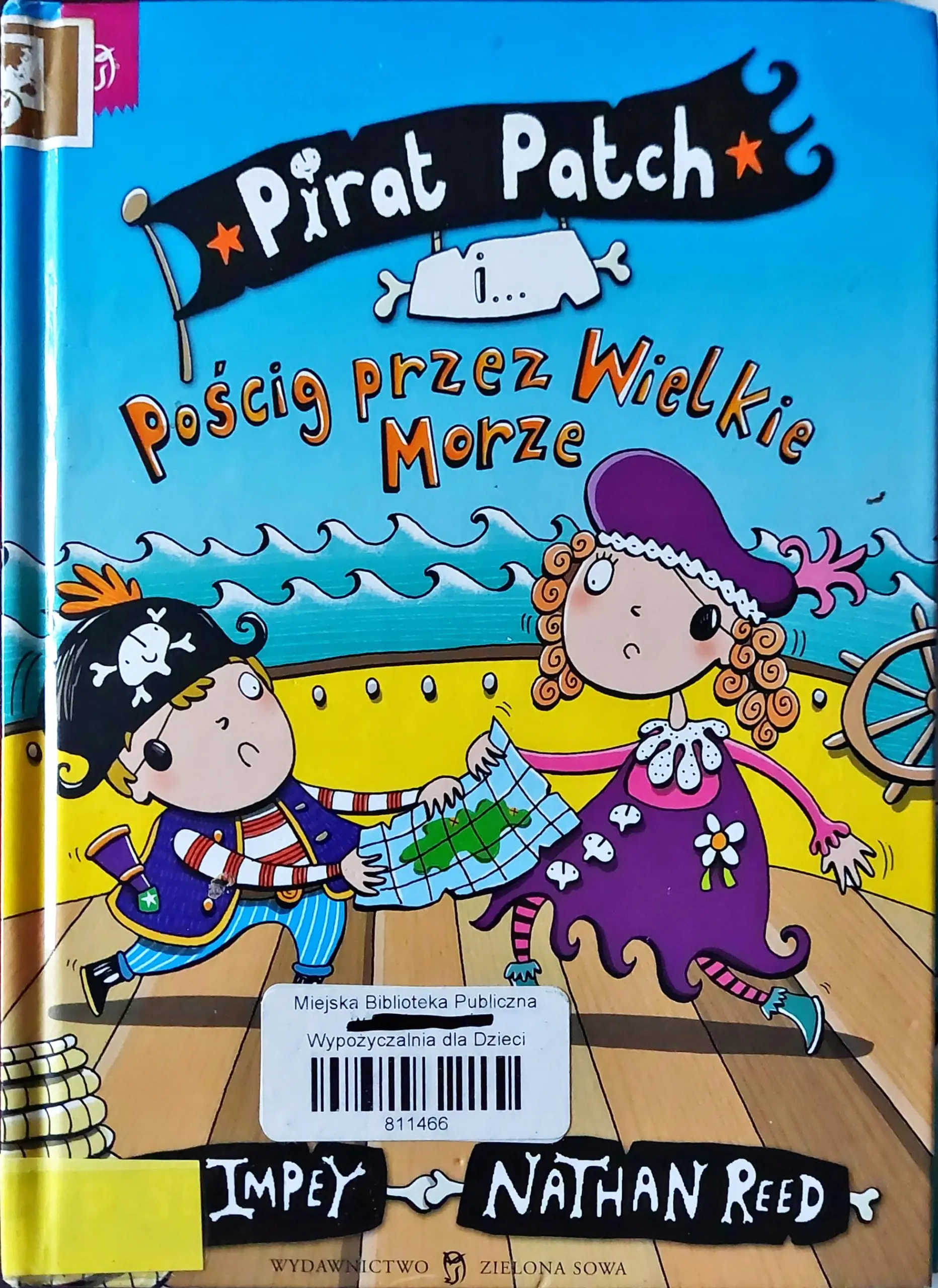 Książka - Pirat Patch i pościg przez Wielkie Morze