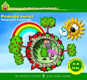 Książka - Domowa akademia przedszkolaka Poznaję świat 3-4 lata