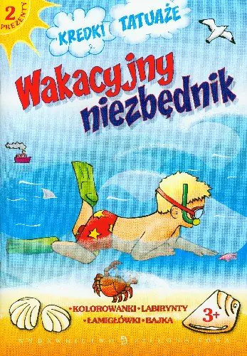 Książka - Wakacyjny niezbędnik chłopcy 3+