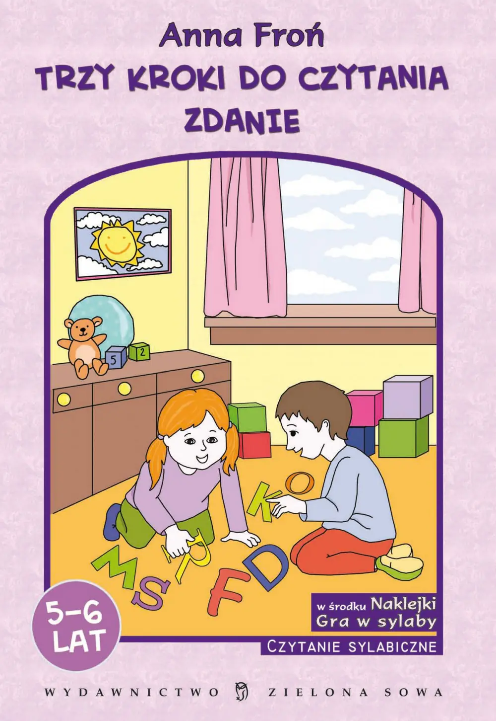 Książka - Trzy kroki do czytania. Zdanie. 5-6 lat