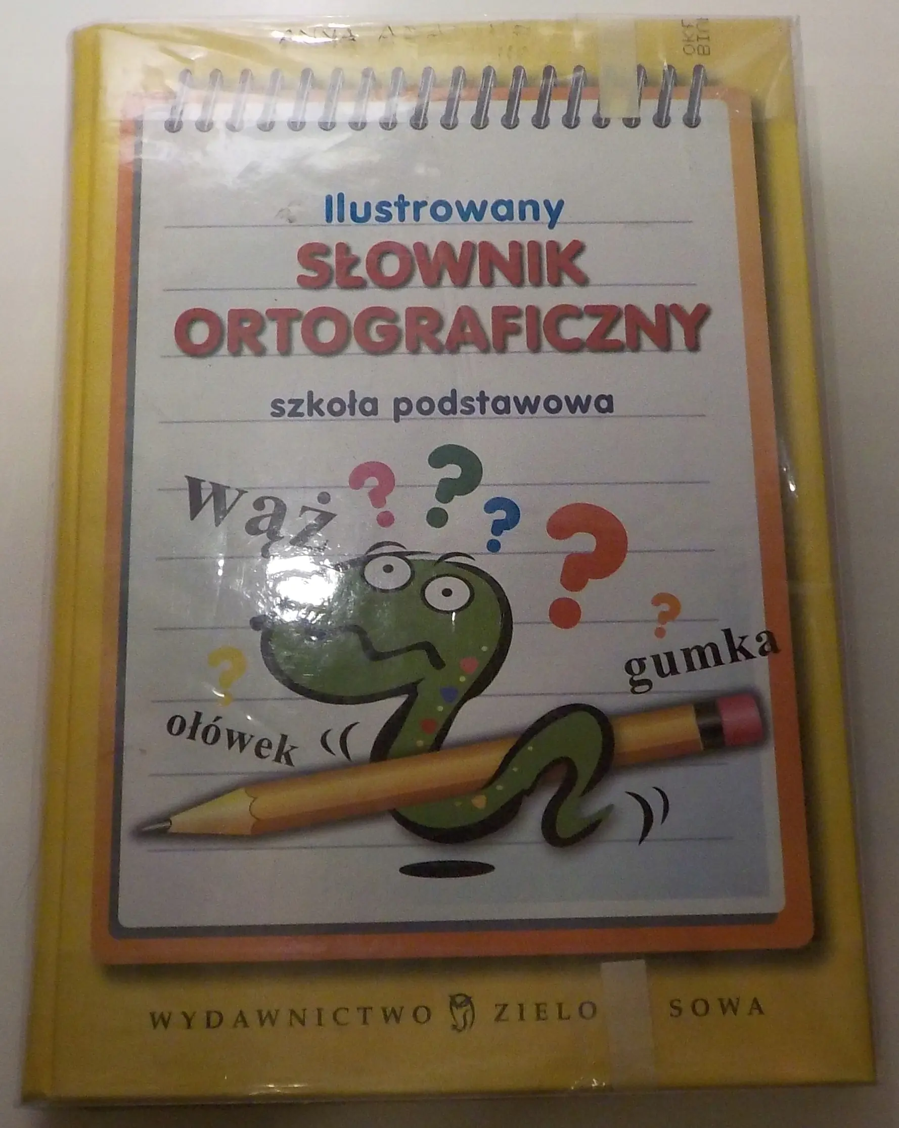 Książka - Ilustrowany słownik ortograficzny. Outlet