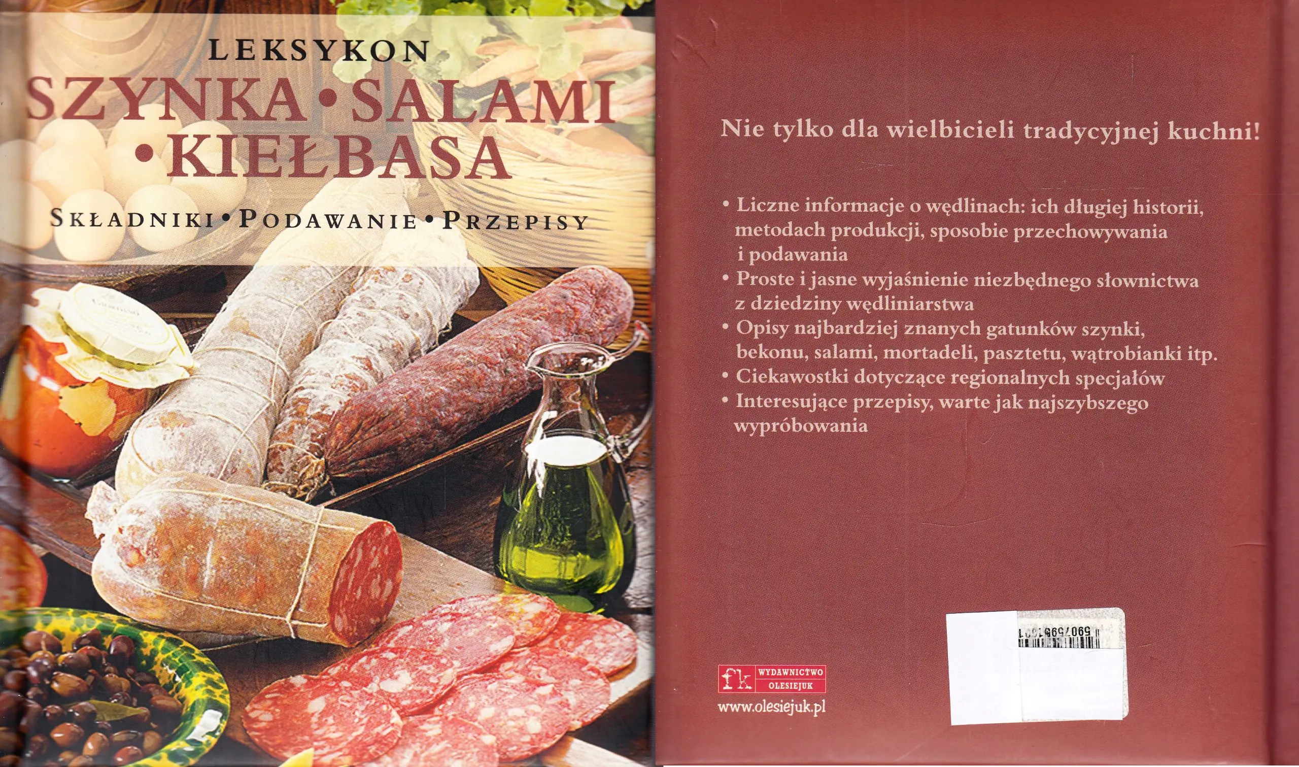 Książka - Szynka, salami, kiełbasa. Leksykon