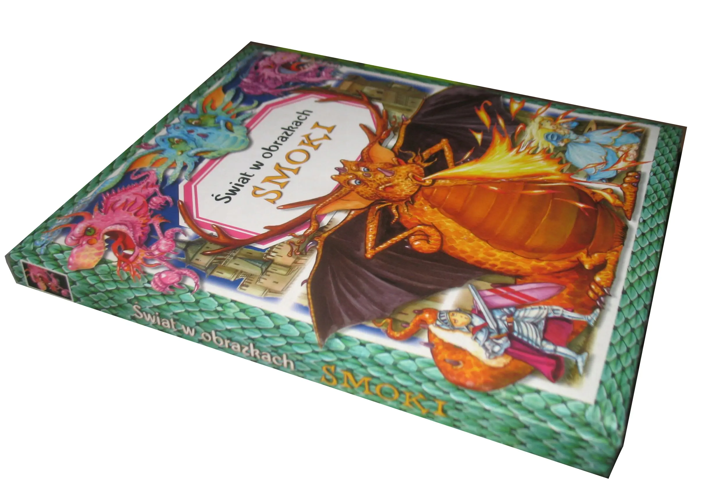 Książka - Świat w obrazkach. Smoki