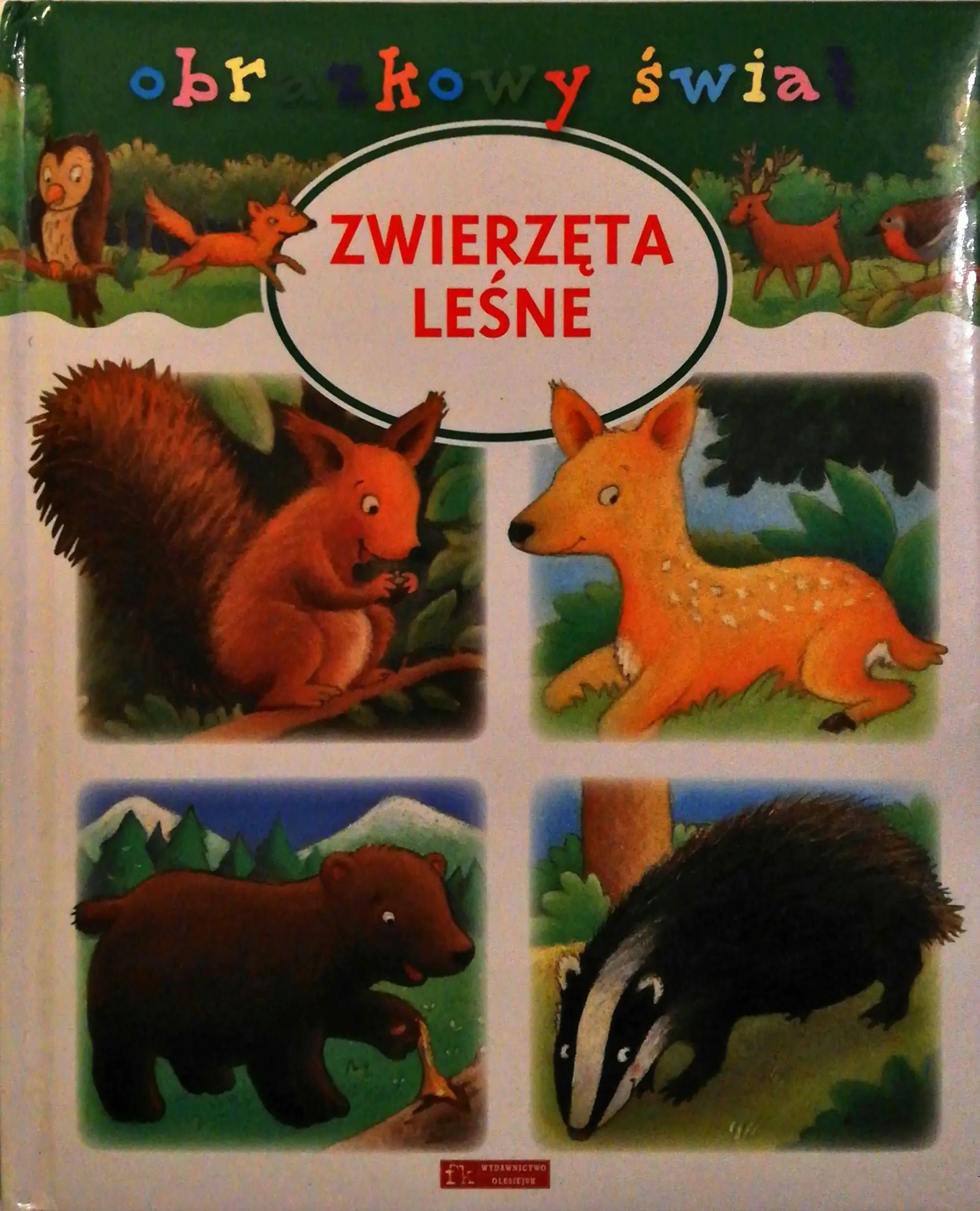 Książka - Zwierzęta leśne. Obrazkowy świat