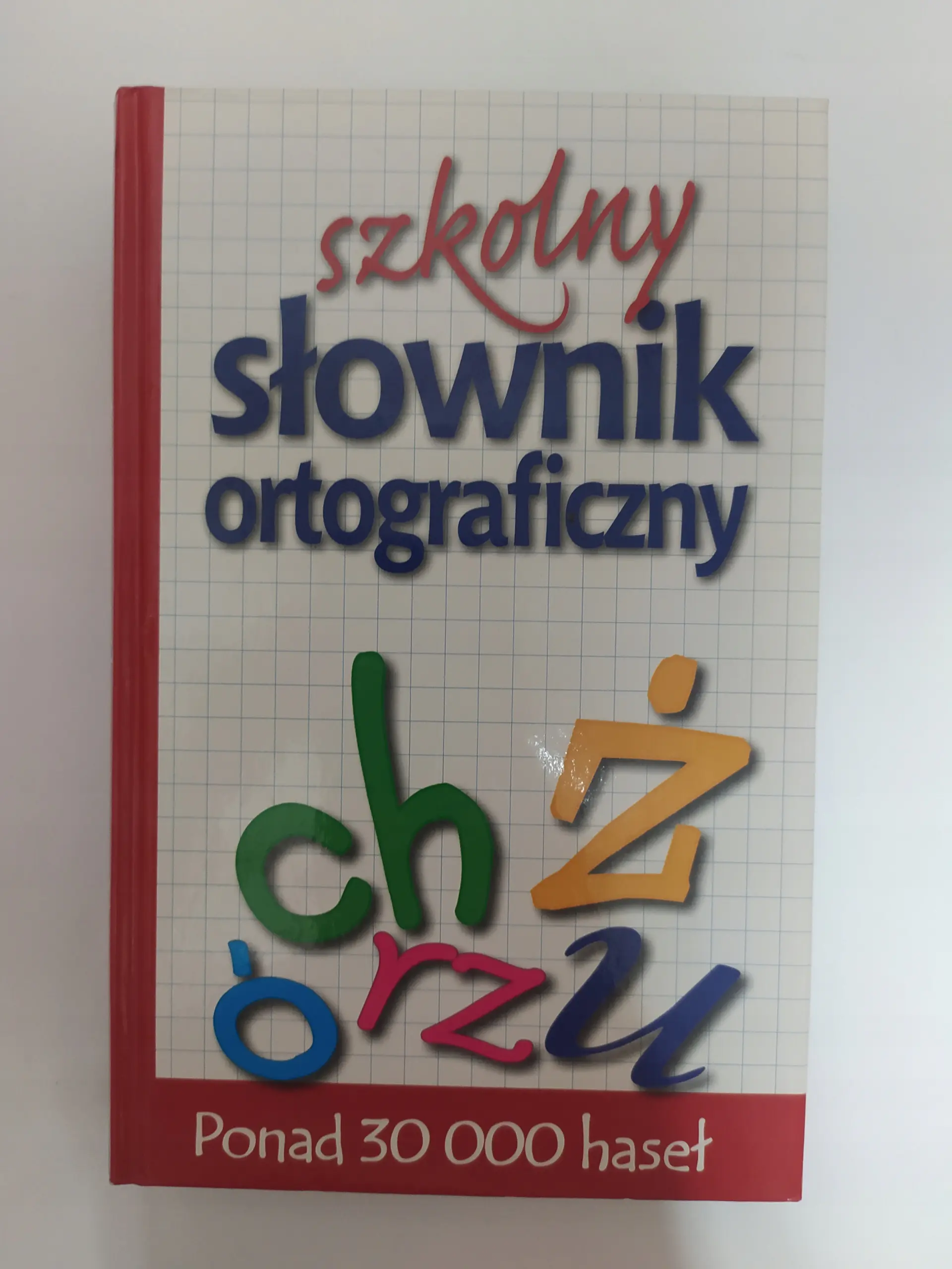 Książka - Szkolny słownik ortograficzny