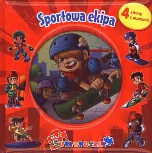 Książka - Moje superpuzzle - Sportowa ekipa FK