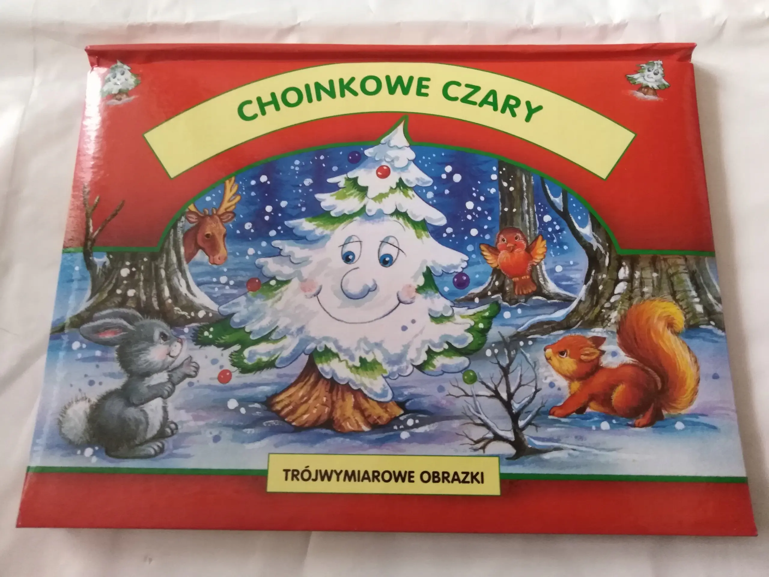 Książka - Choinkowe czary. Trójwymiarowe obrazki