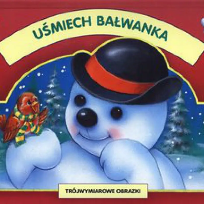 Książka - Uśmiech bałwanka. Trójwymiarowe obrazki