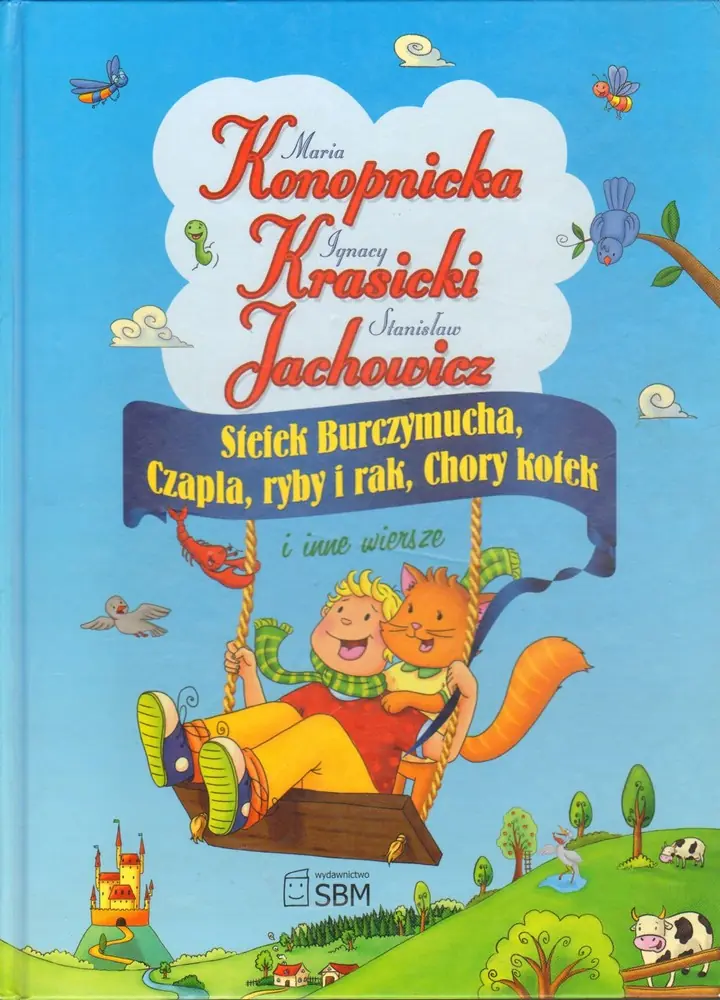 Książka - Stefek Burczymucha, Czapla, Ryby i rak, Chory kotek i inne wiersze