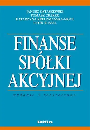 Książka - Finanse Spółki Akcyjnej