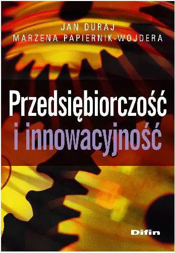 Książka - Przedsiębiorczość i innowacyjność