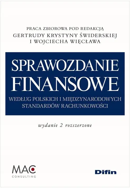 Książka - Sprawozdanie finansowe według polskich i międzynarodowych standardów rachunkowości