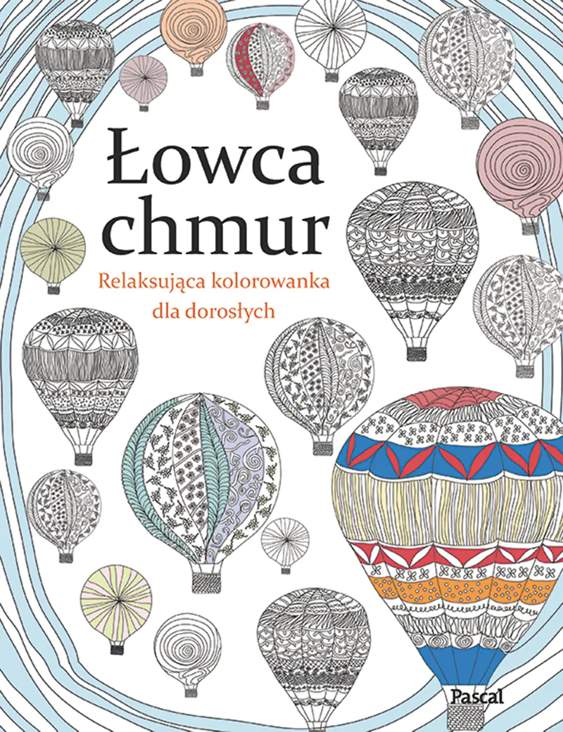 Książka - Łowca chmur. Relaksująca kolorowanka dla dorosłych