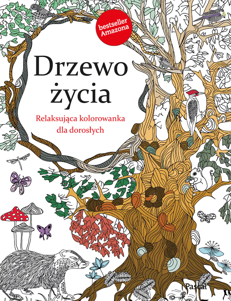 Książka - Drzewo życia. Relaksująca kolorowanka dla dorosłych