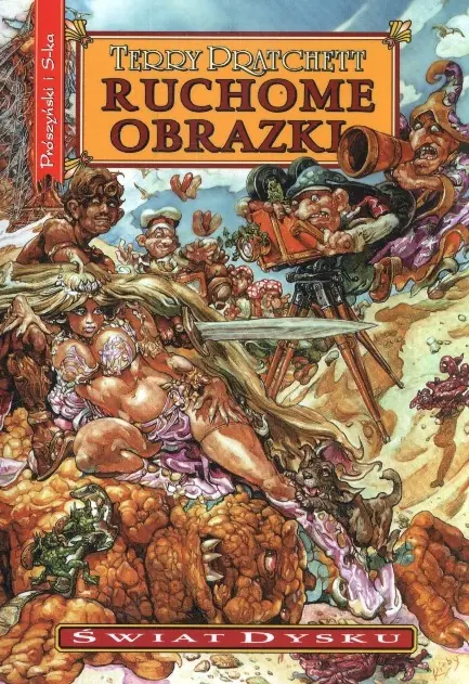 Książka - Ruchome obrazki. Świat Dysku. Tom 10