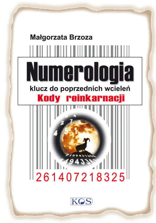 Książka - Numerologia klucz do poprzednich wcieleń