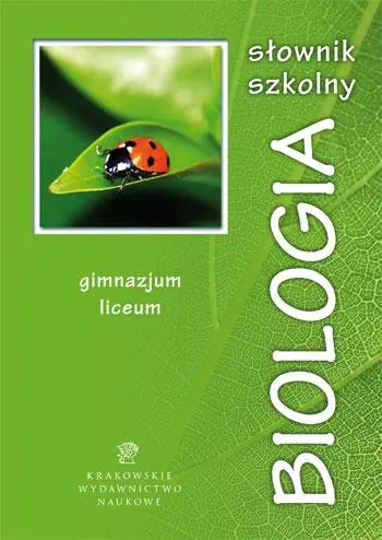 Książka - Słownik szkolny Biologia