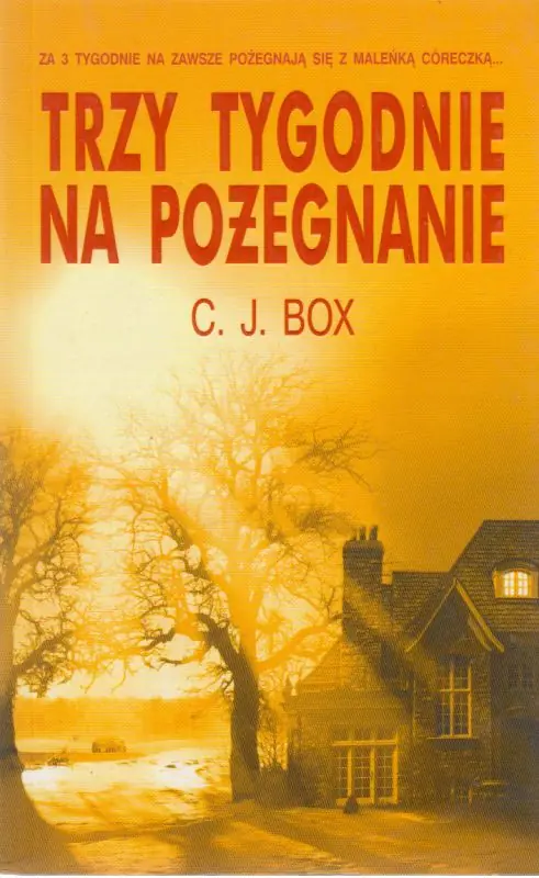 Książka - Trzy tygodnie na pożegnanie