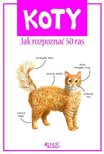 Książka - Koty. Jak rozpoznać 50 ras