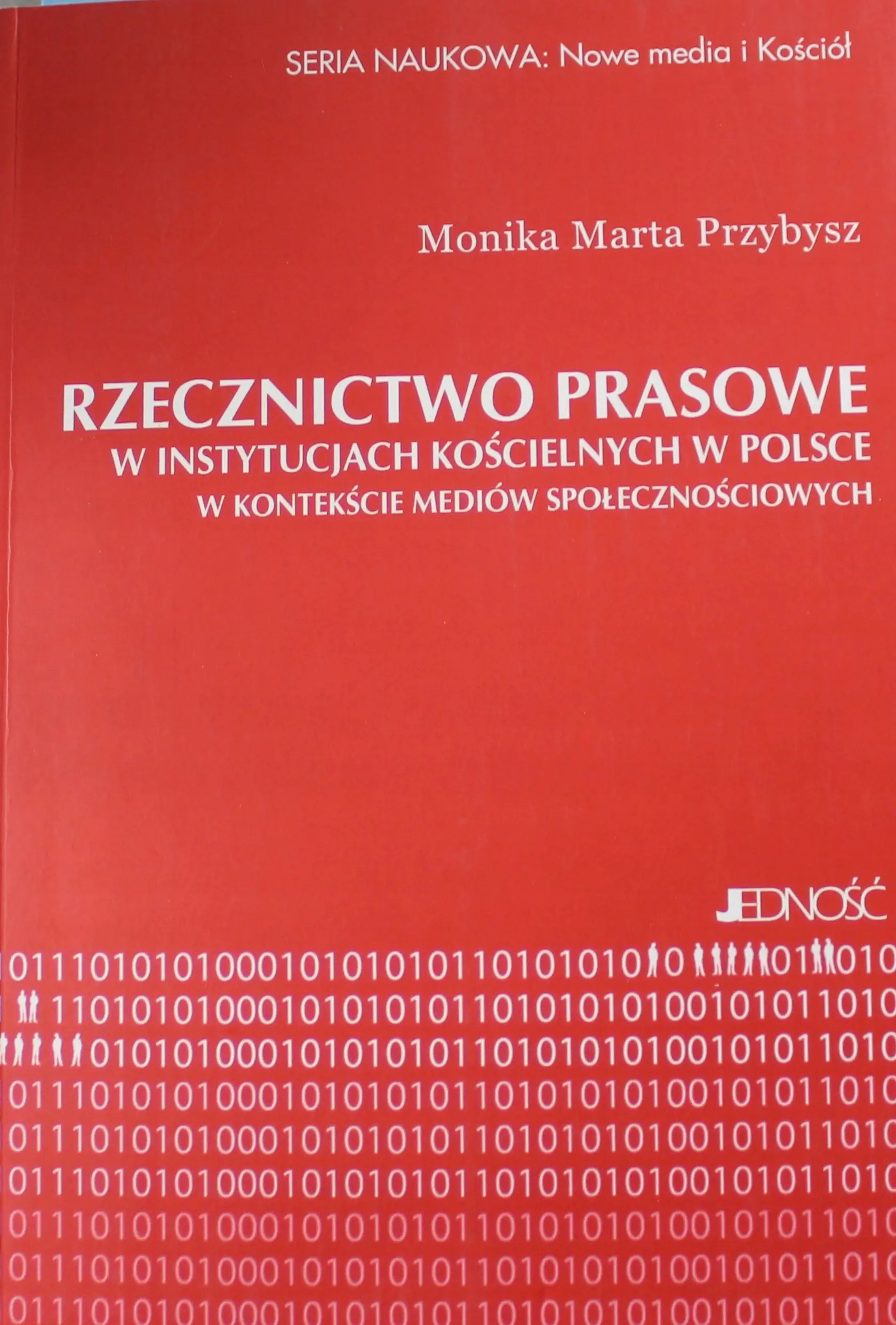 Książka - Rzecznictwo Prasowe w instytucjach kościelnych w Polsce w kontekście mediów społecznościowych