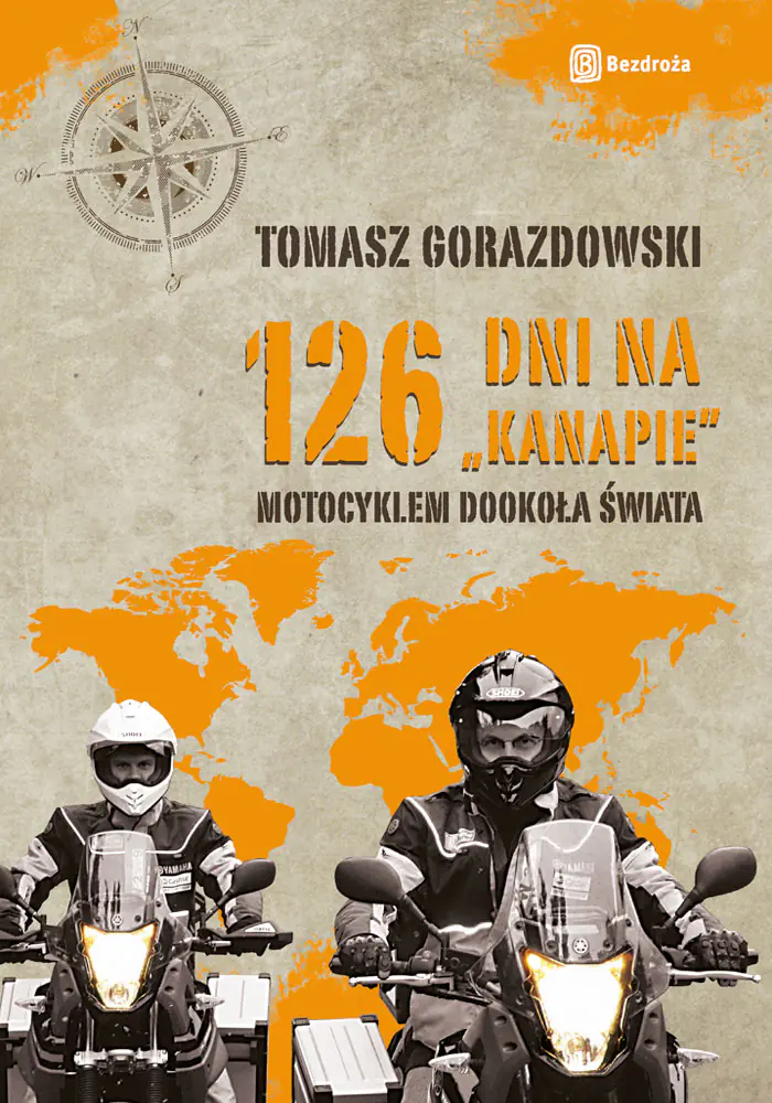 Książka - 126 dni na kanapie. Motocyklem dookoła świata