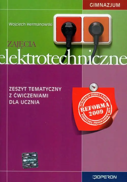 Książka - Zajęcia elektrotechniczne. Zeszyt tematyczny z ćwiczeniami dla ucznia