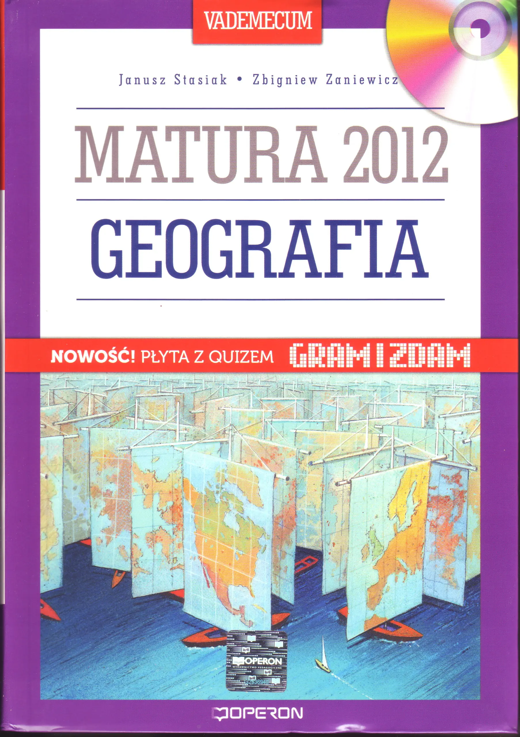 Książka - Geografia. Matura 2012. Vademecum z płytą CD-ROM