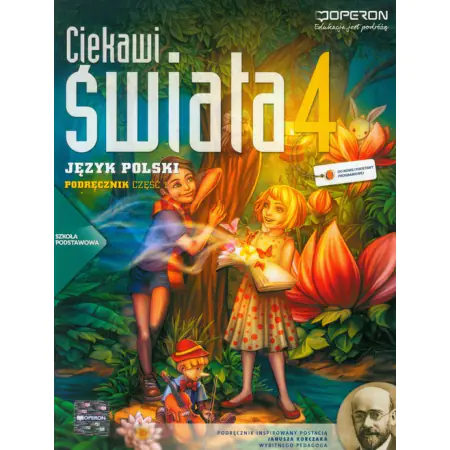 Książka - Ciekawi świata 4 Język polski Podręcznik część 1