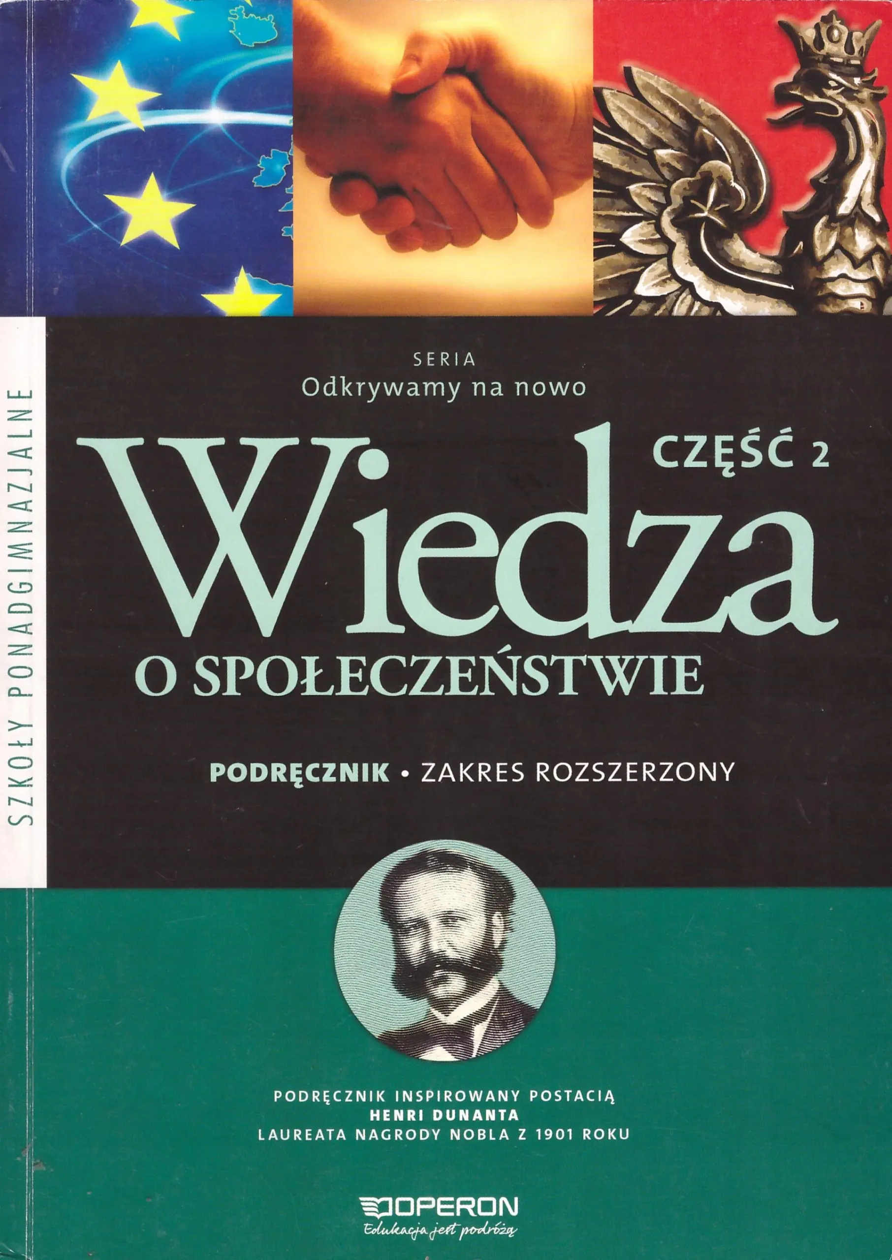 Książka - Wiedza o społeczeństwie podręcznik część 1