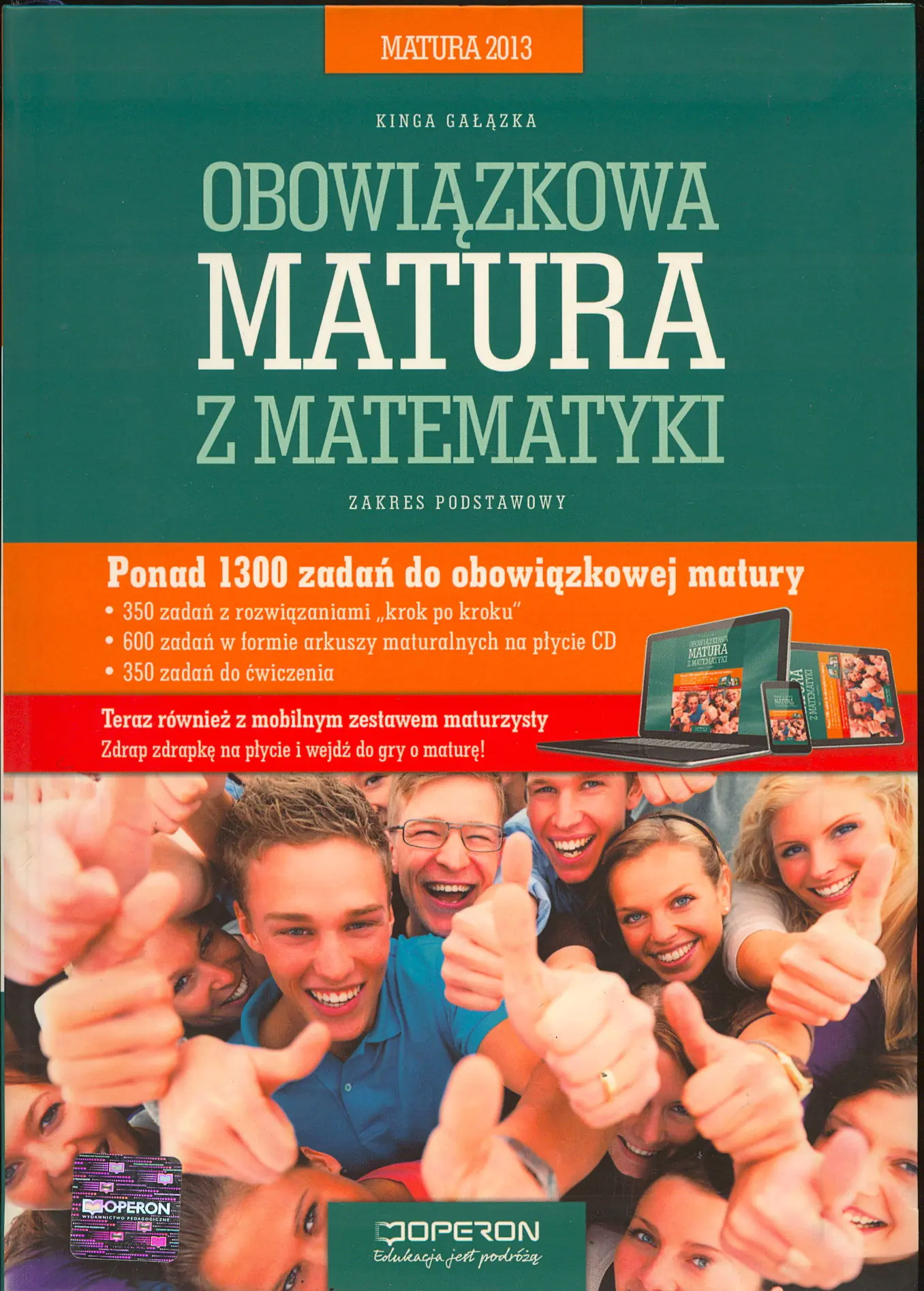 Książka - Obowiązkowa matura z matematyki Matura 2013 Zakres podstawowy