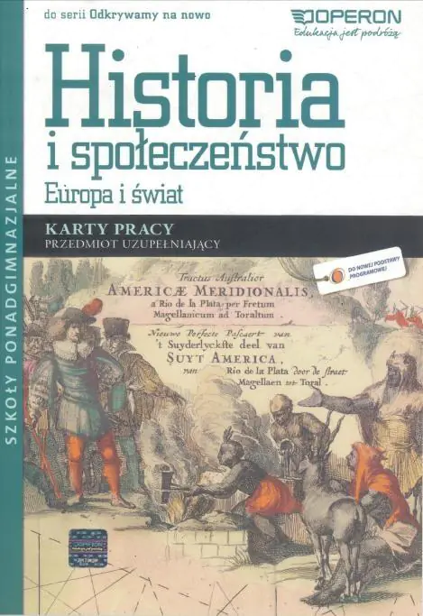 Książka - Odkrywamy na nowo. Historia i społeczeństwo. Europa i świat. Karty pracy. Szkoła ponadgimnazjalna