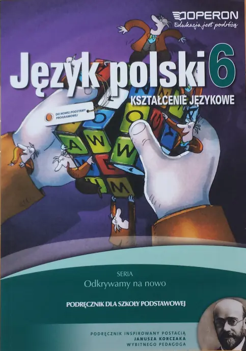 Książka - Odkrywamy na nowo. Język polski. Kształcenie językowe. Podręcznik. Klasa 6. Szkoła podstawowa