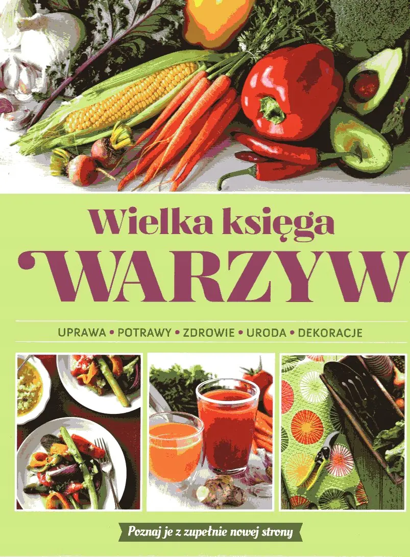 Książka - Wielka księga warzyw