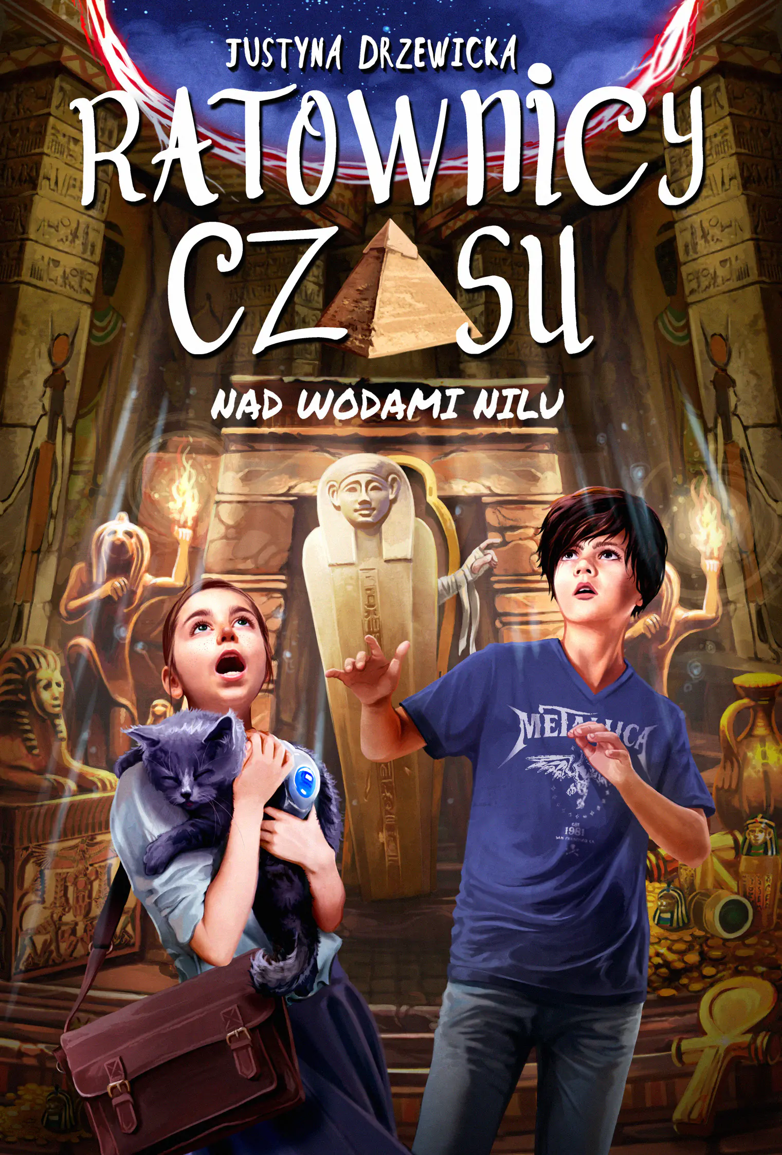Książka - Nad wodami Nilu. Ratownicy czasu. Tom 2