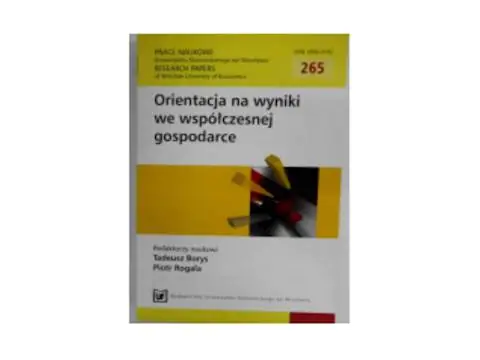 Książka - ORIENTACJA NA WYNIKI WE WSPÓŁCZESNEJ GOSPODARCE