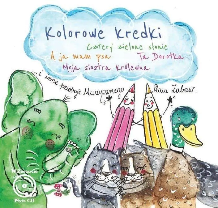 Książka - Muzyczny plac zabaw: Kolorowe kredki