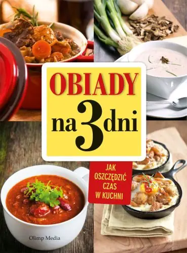 Książka - Obiady na 3 dni. Jak zaoszczędzić czas w kuchni