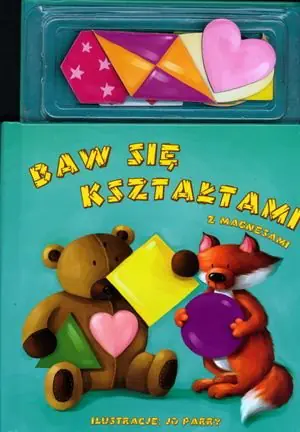 Książka - Baw się kształtami z magnesami