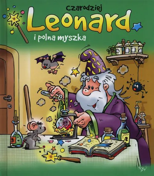 Książka - Czarodziej Leonard i polna myszka
