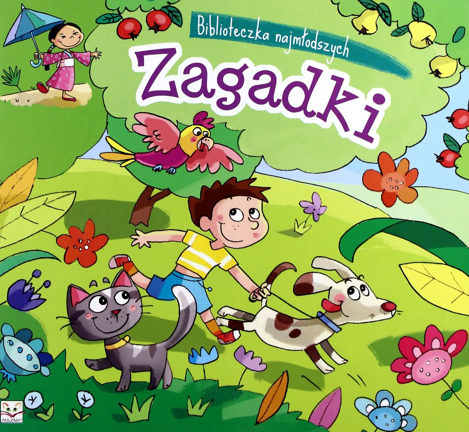 Książka - Biblioteczka najmłodszych Zagadki