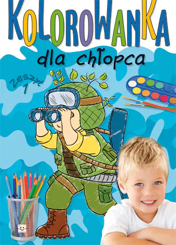 Książka - Kolorowanka dla chłopca. Część 1