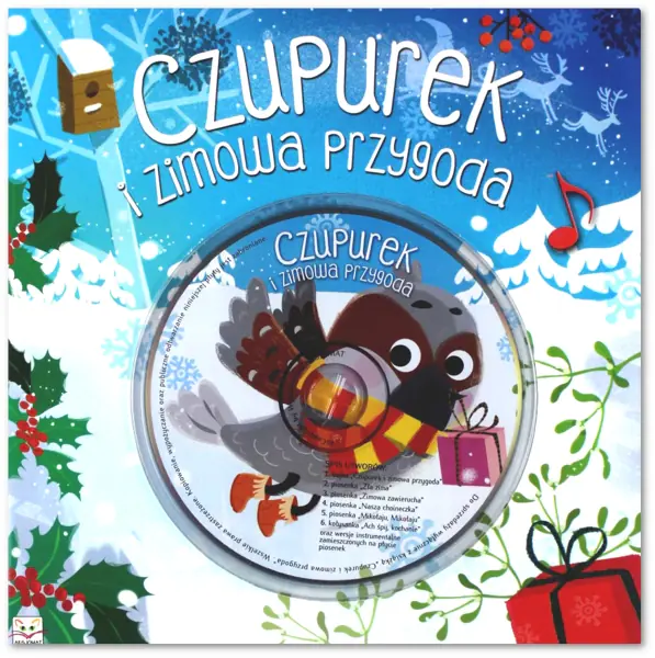 Książka - Czupurek i zimowa przygoda + CD
